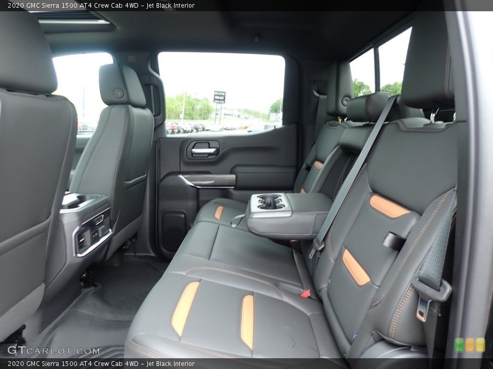Jet Black Interior Rear Seat for the 2020 GMC Sierra 1500 AT4 Crew Cab 4WD #138199379