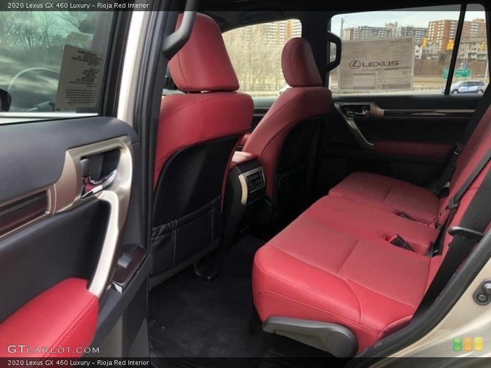 Rioja Red Interior Rear Seat for the 2020 Lexus GX 460 Luxury #138199769