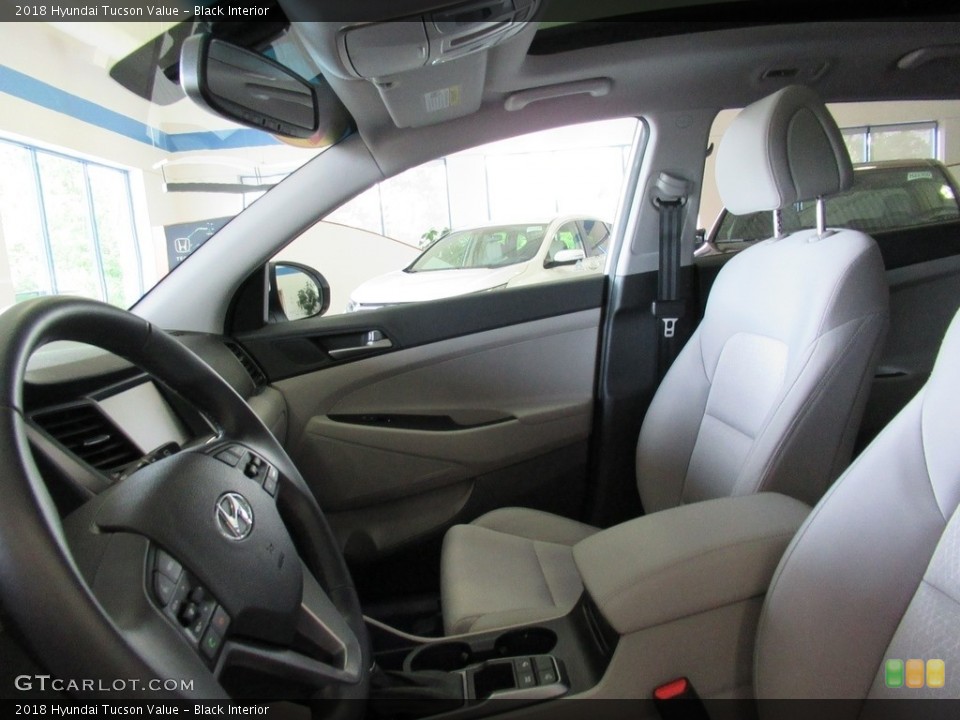 Black Interior Front Seat for the 2018 Hyundai Tucson Value #138204185