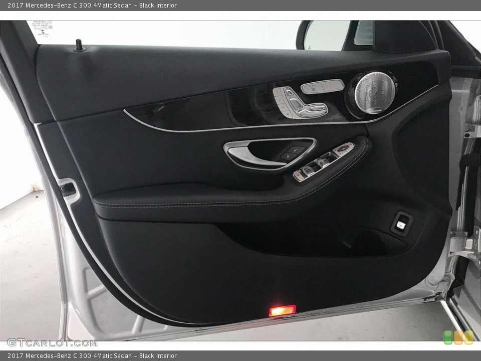 Black Interior Door Panel for the 2017 Mercedes-Benz C 300 4Matic Sedan #138205160