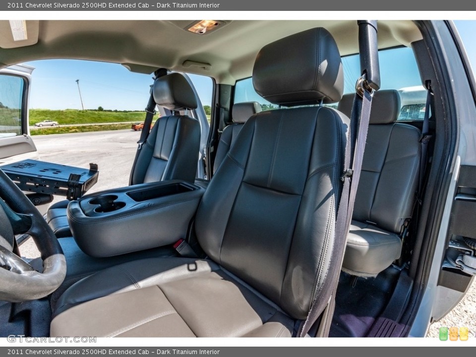 Dark Titanium Interior Front Seat for the 2011 Chevrolet Silverado 2500HD Extended Cab #138206357