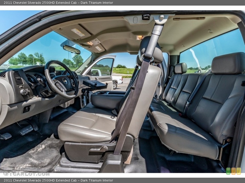 Dark Titanium Interior Rear Seat for the 2011 Chevrolet Silverado 2500HD Extended Cab #138206405