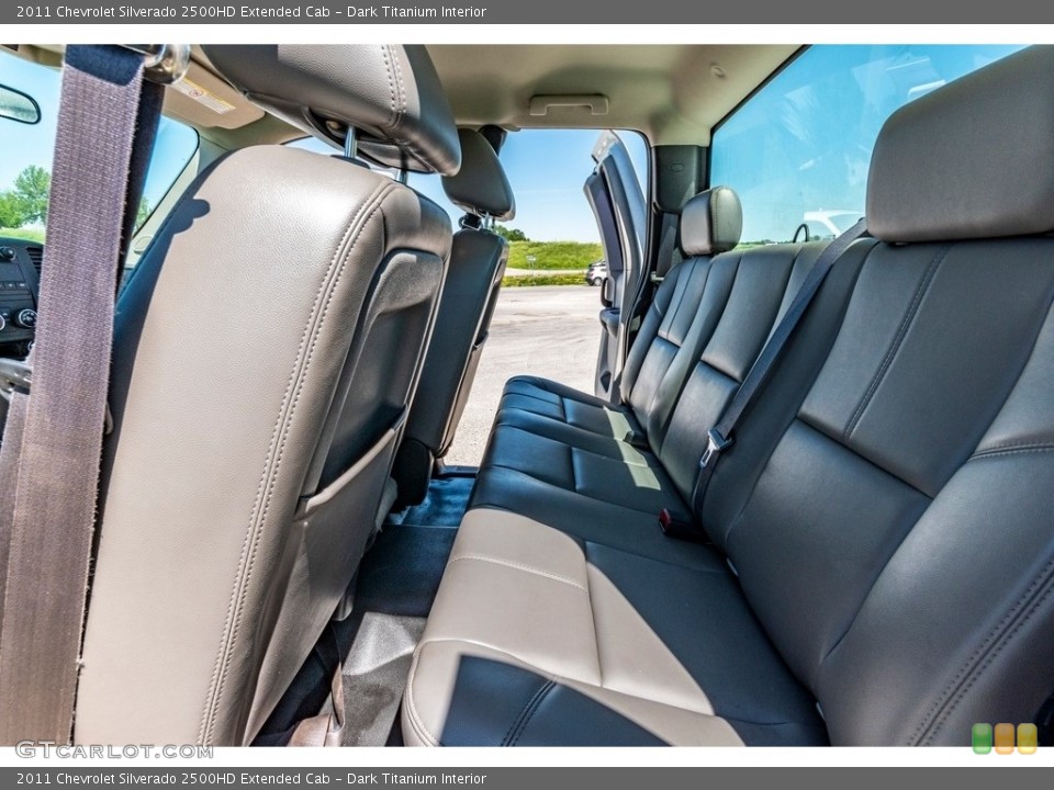 Dark Titanium Interior Rear Seat for the 2011 Chevrolet Silverado 2500HD Extended Cab #138206420