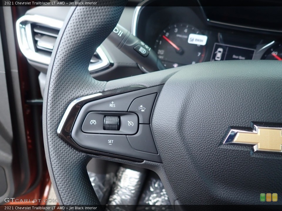 Jet Black Interior Steering Wheel for the 2021 Chevrolet Trailblazer LT AWD #138206582