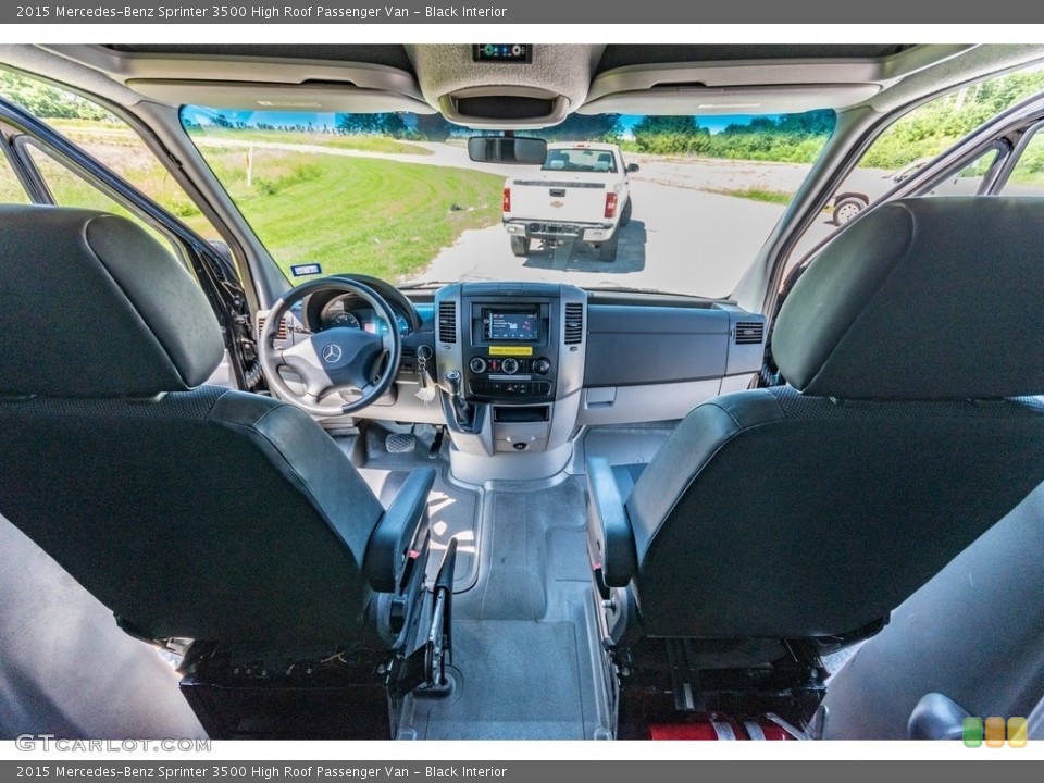Black Interior Front Seat for the 2015 Mercedes-Benz Sprinter 3500 High Roof Passenger Van #138207167