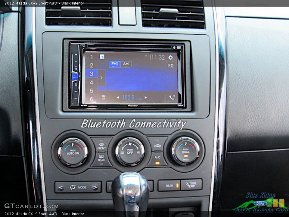 Black Interior Controls for the 2012 Mazda CX-9 Sport AWD #138213246