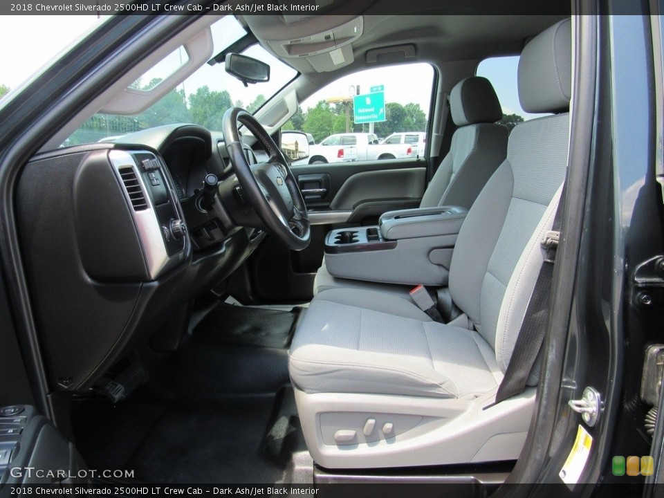 Dark Ash/Jet Black Interior Front Seat for the 2018 Chevrolet Silverado 2500HD LT Crew Cab #138219893
