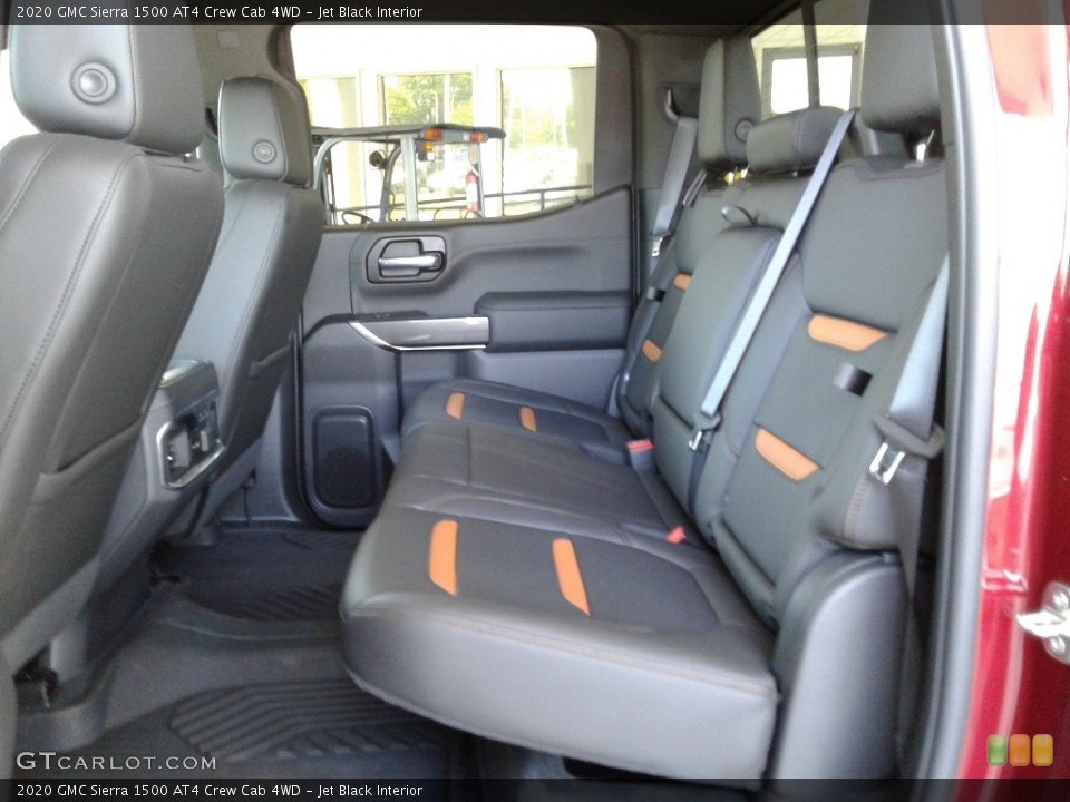 Jet Black Interior Rear Seat for the 2020 GMC Sierra 1500 AT4 Crew Cab 4WD #138221852