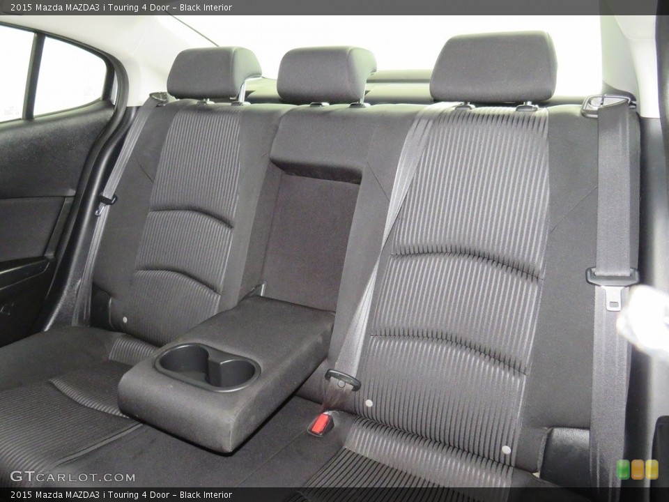 Black Interior Rear Seat for the 2015 Mazda MAZDA3 i Touring 4 Door #138224975