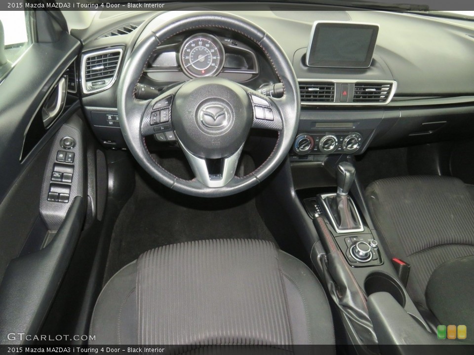 Black Interior Dashboard for the 2015 Mazda MAZDA3 i Touring 4 Door #138225050