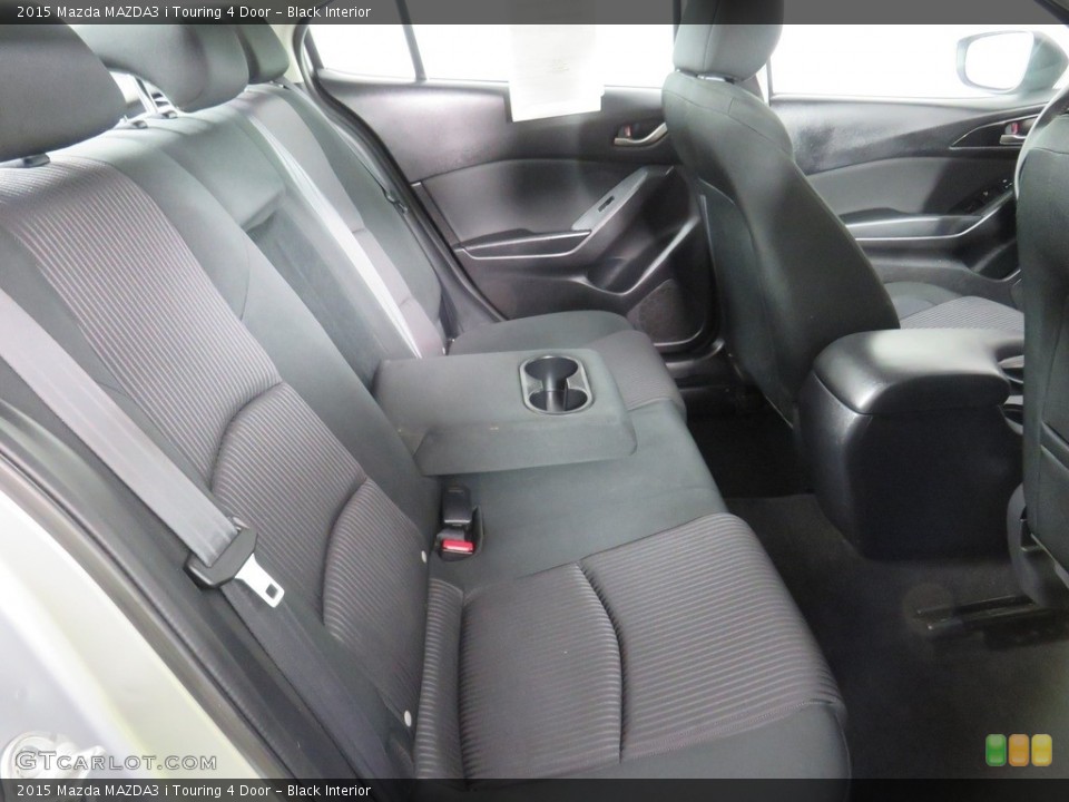 Black Interior Rear Seat for the 2015 Mazda MAZDA3 i Touring 4 Door #138225352