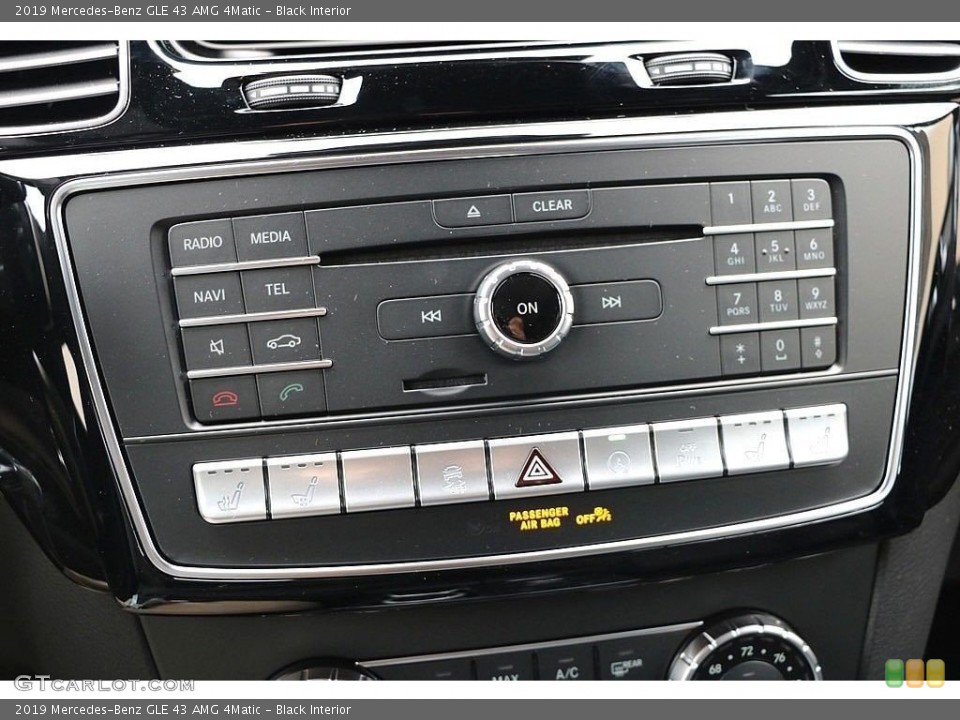 Black Interior Controls for the 2019 Mercedes-Benz GLE 43 AMG 4Matic #138230309