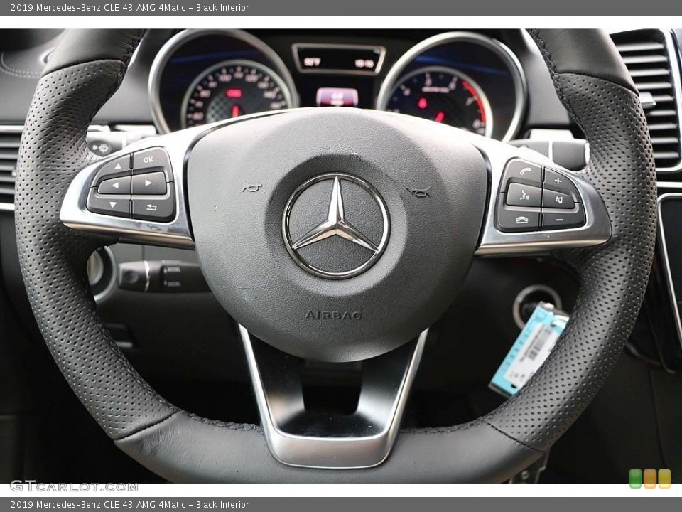 Black Interior Steering Wheel for the 2019 Mercedes-Benz GLE 43 AMG 4Matic #138230357