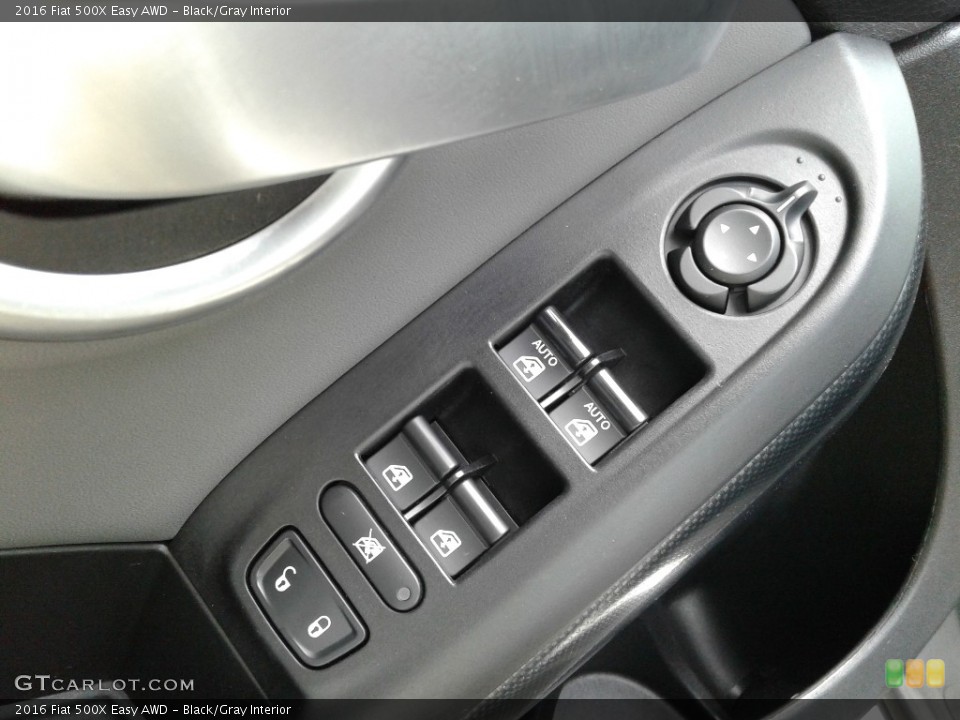 Black/Gray Interior Door Panel for the 2016 Fiat 500X Easy AWD #138234085