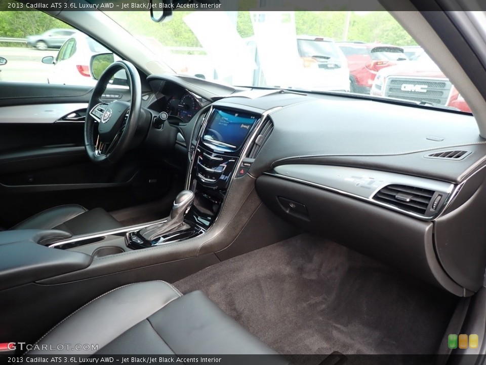 Jet Black/Jet Black Accents Interior Dashboard for the 2013 Cadillac ATS 3.6L Luxury AWD #138237718