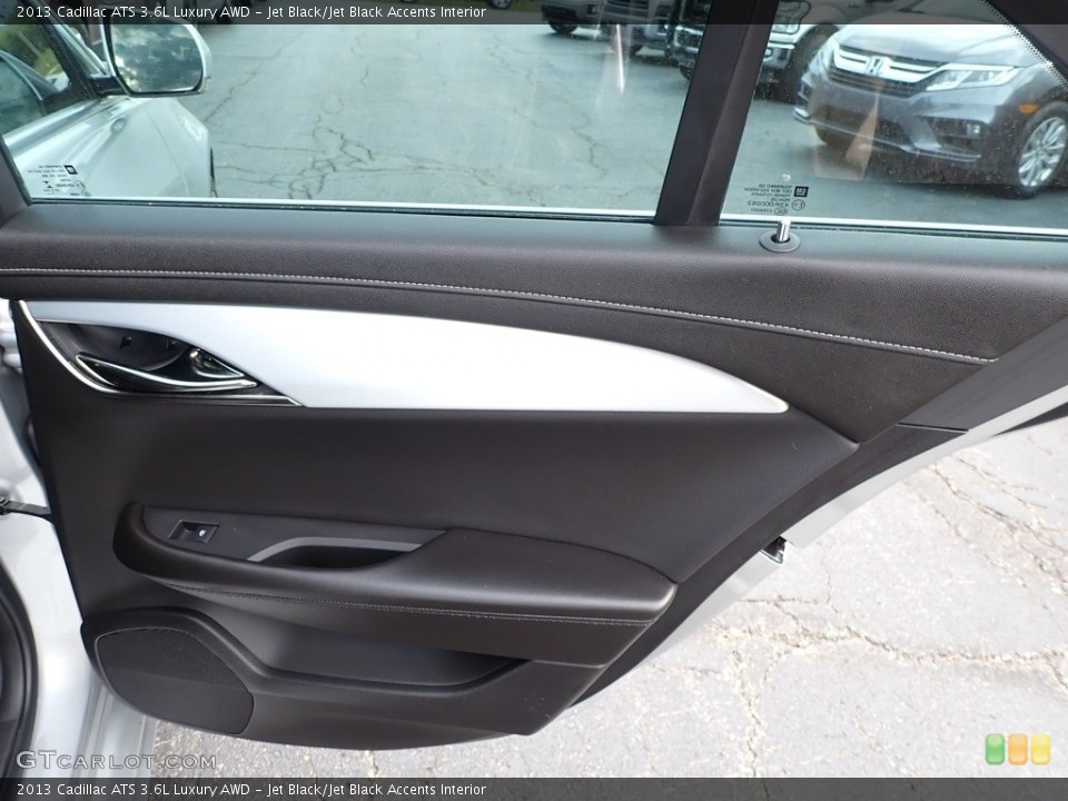 Jet Black/Jet Black Accents Interior Door Panel for the 2013 Cadillac ATS 3.6L Luxury AWD #138237784