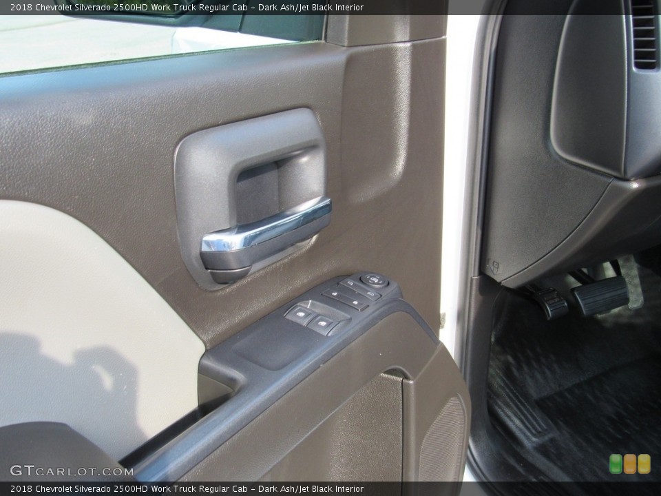 Dark Ash/Jet Black Interior Door Panel for the 2018 Chevrolet Silverado 2500HD Work Truck Regular Cab #138238006