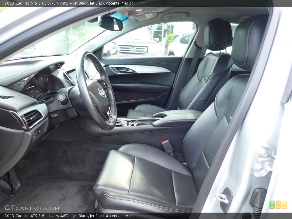 Jet Black/Jet Black Accents Interior Front Seat for the 2013 Cadillac ATS 3.6L Luxury AWD #138238012