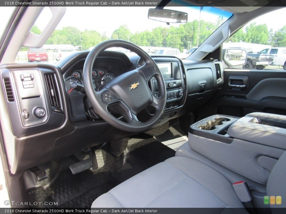Dark Ash/Jet Black Interior Photo for the 2018 Chevrolet Silverado 2500HD Work Truck Regular Cab #138238027