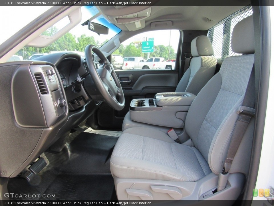 Dark Ash/Jet Black Interior Front Seat for the 2018 Chevrolet Silverado 2500HD Work Truck Regular Cab #138238048