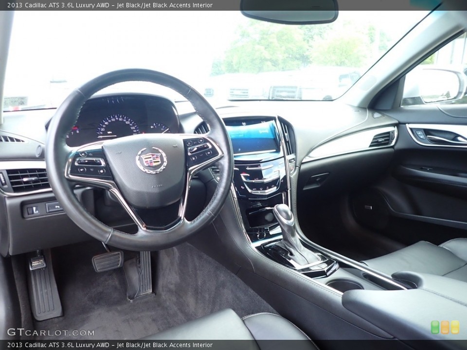 Jet Black/Jet Black Accents Interior Dashboard for the 2013 Cadillac ATS 3.6L Luxury AWD #138238054