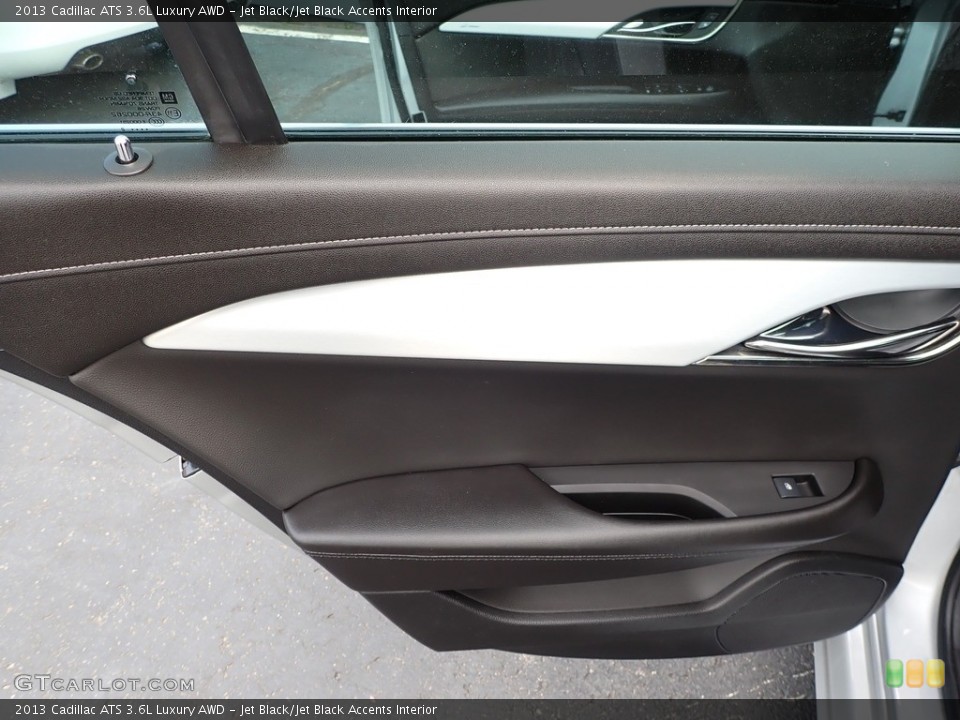 Jet Black/Jet Black Accents Interior Door Panel for the 2013 Cadillac ATS 3.6L Luxury AWD #138238078