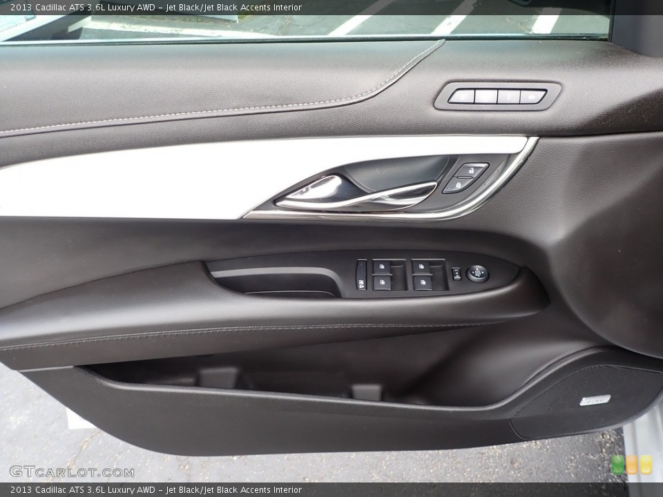 Jet Black/Jet Black Accents Interior Door Panel for the 2013 Cadillac ATS 3.6L Luxury AWD #138238099