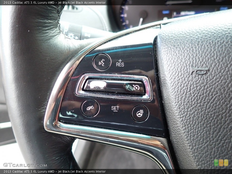 Jet Black/Jet Black Accents Interior Steering Wheel for the 2013 Cadillac ATS 3.6L Luxury AWD #138238147