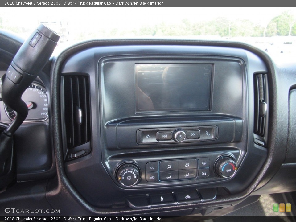 Dark Ash/Jet Black Interior Controls for the 2018 Chevrolet Silverado 2500HD Work Truck Regular Cab #138238204
