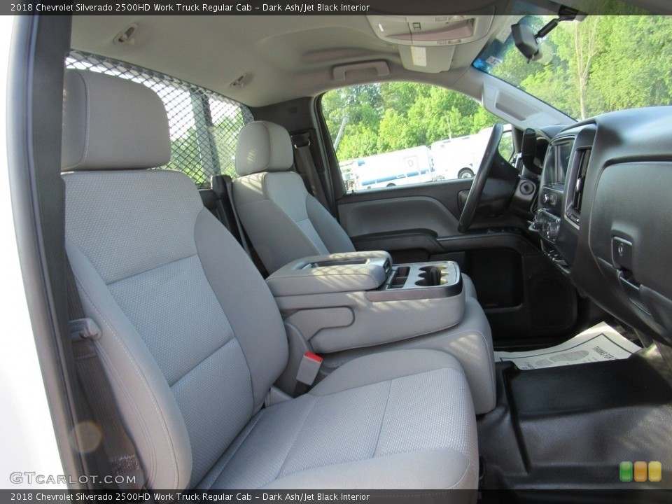 Dark Ash/Jet Black Interior Front Seat for the 2018 Chevrolet Silverado 2500HD Work Truck Regular Cab #138238411