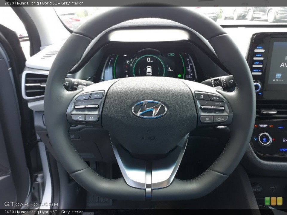 Gray Interior Steering Wheel for the 2020 Hyundai Ioniq Hybrid SE #138238672