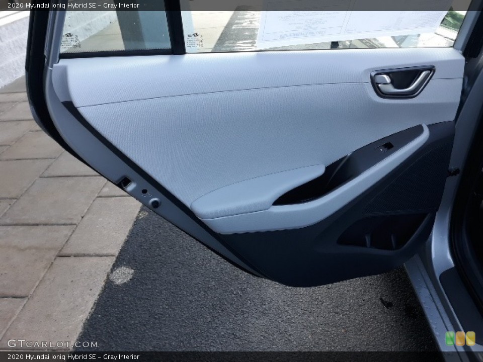 Gray Interior Door Panel for the 2020 Hyundai Ioniq Hybrid SE #138239050