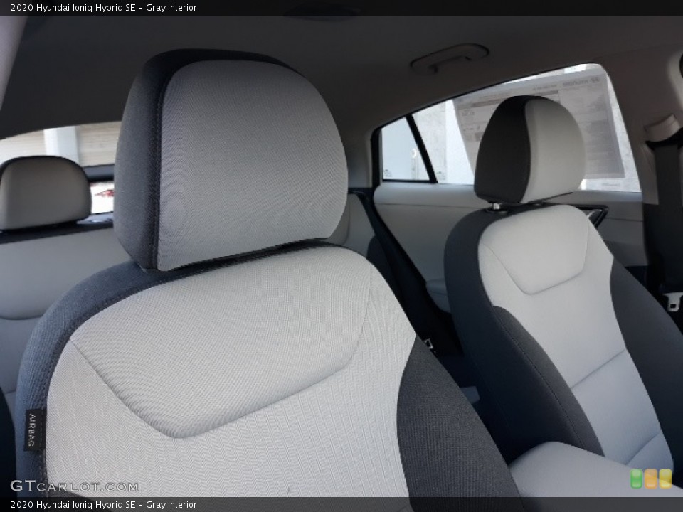 Gray Interior Front Seat for the 2020 Hyundai Ioniq Hybrid SE #138239210