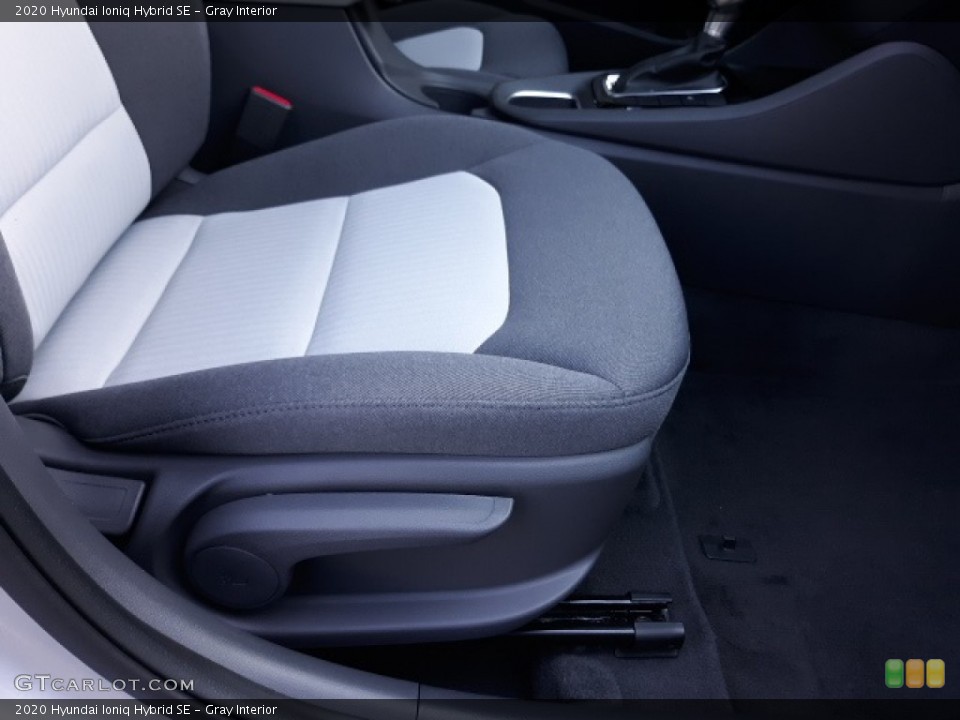 Gray 2020 Hyundai Ioniq Hybrid Interiors