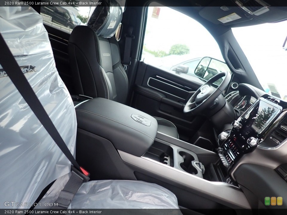 Black Interior Front Seat for the 2020 Ram 2500 Laramie Crew Cab 4x4 #138239430
