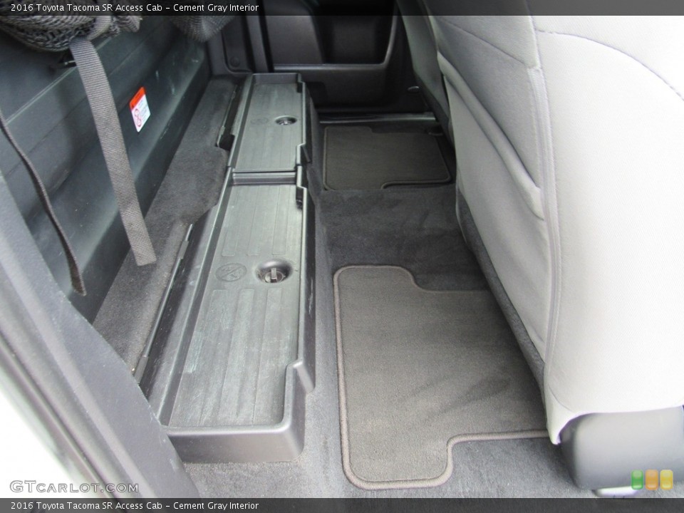 Cement Gray Interior Rear Seat for the 2016 Toyota Tacoma SR Access Cab #138240733