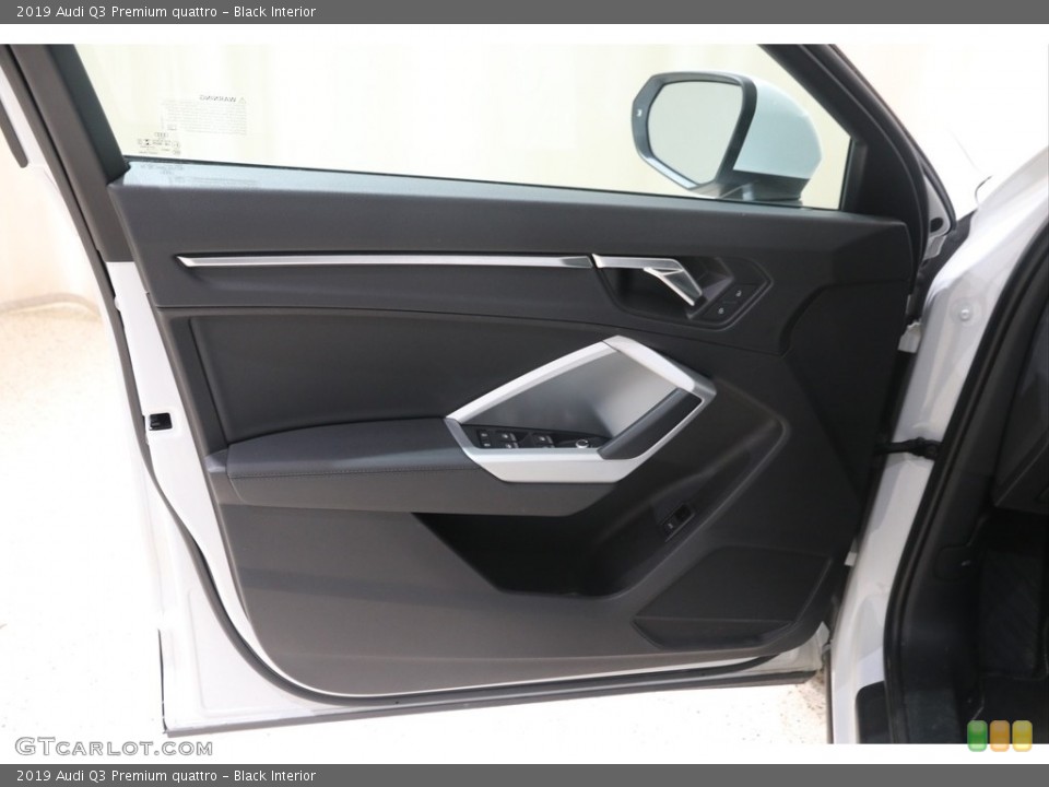 Black Interior Door Panel for the 2019 Audi Q3 Premium quattro #138243287