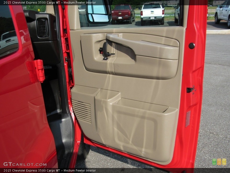 Medium Pewter Interior Door Panel for the 2015 Chevrolet Express 3500 Cargo WT #138245684