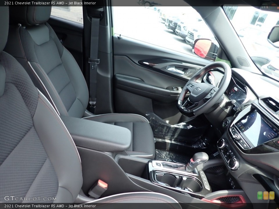 Jet Black Interior Front Seat for the 2021 Chevrolet Trailblazer RS AWD #138247955