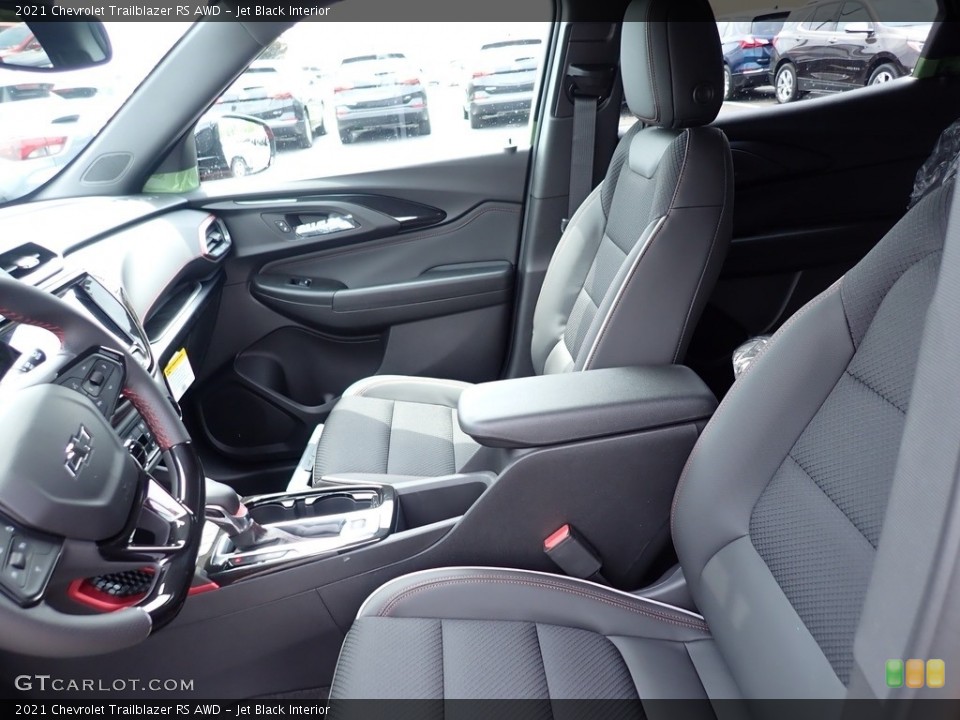 Jet Black Interior Front Seat for the 2021 Chevrolet Trailblazer RS AWD #138248003