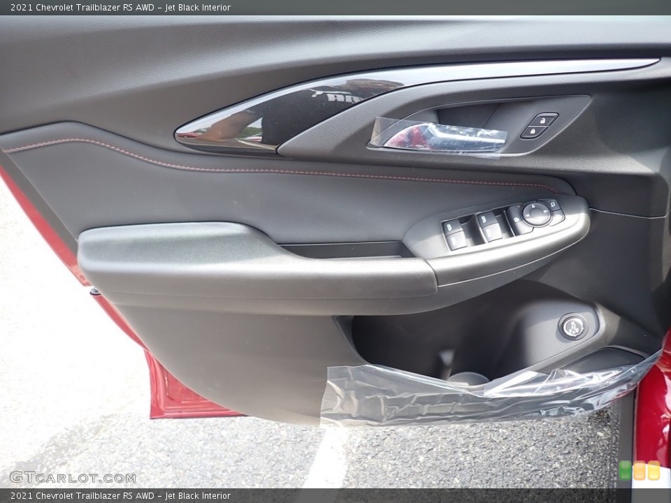 Jet Black Interior Door Panel for the 2021 Chevrolet Trailblazer RS AWD #138248026