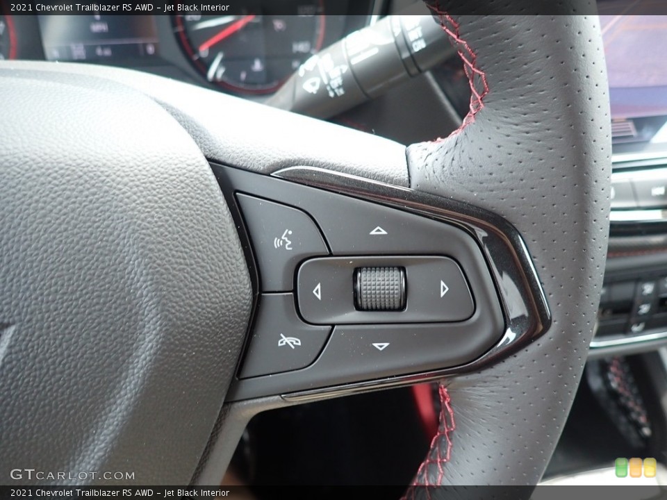 Jet Black Interior Steering Wheel for the 2021 Chevrolet Trailblazer RS AWD #138248132