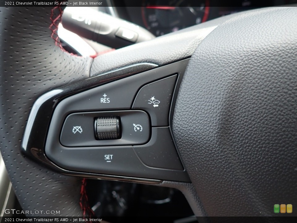 Jet Black Interior Steering Wheel for the 2021 Chevrolet Trailblazer RS AWD #138248156