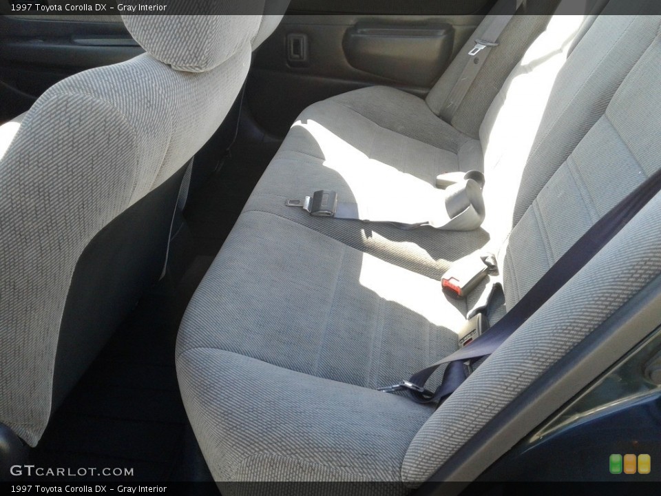 Gray Interior Rear Seat for the 1997 Toyota Corolla DX #138248318
