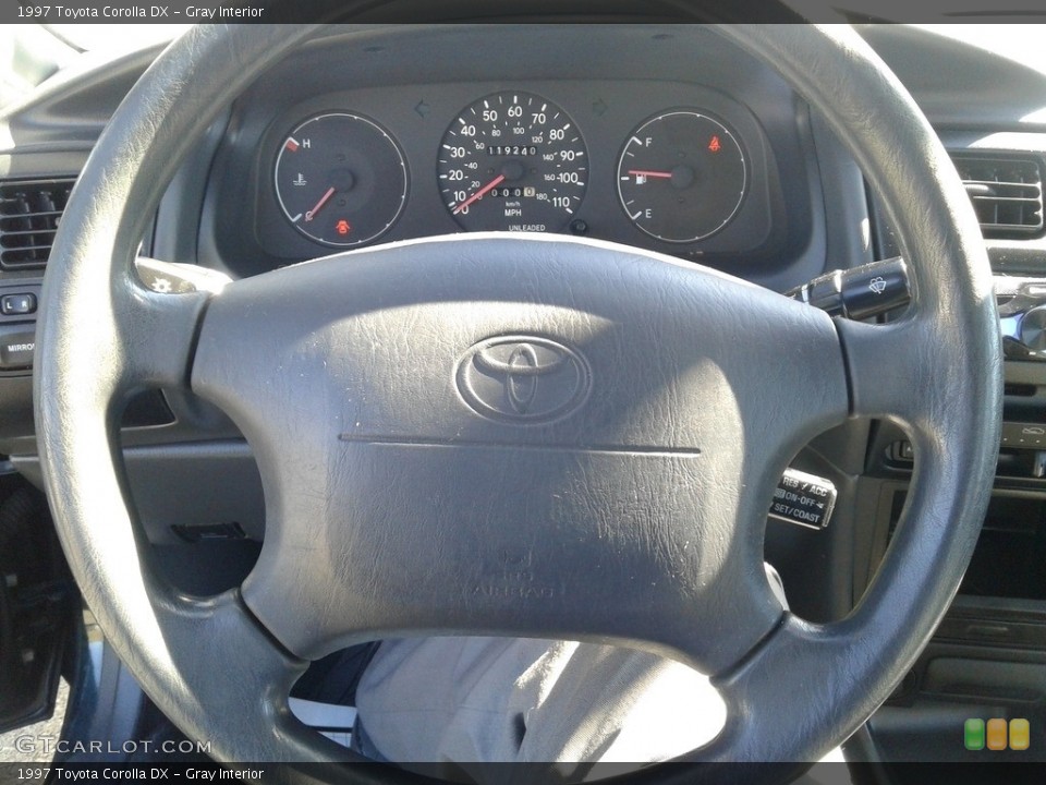 Gray Interior Steering Wheel for the 1997 Toyota Corolla DX #138248462
