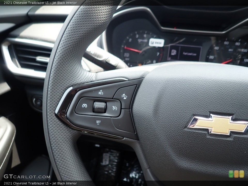 Jet Black Interior Steering Wheel for the 2021 Chevrolet Trailblazer LS #138248660