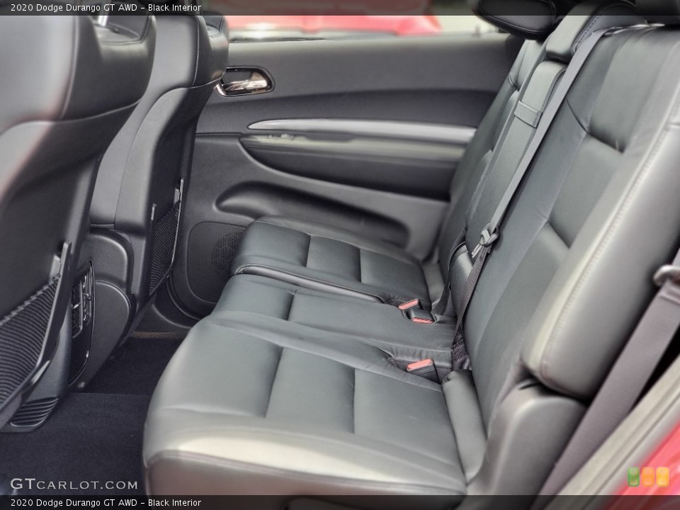 Black Interior Rear Seat for the 2020 Dodge Durango GT AWD #138249008