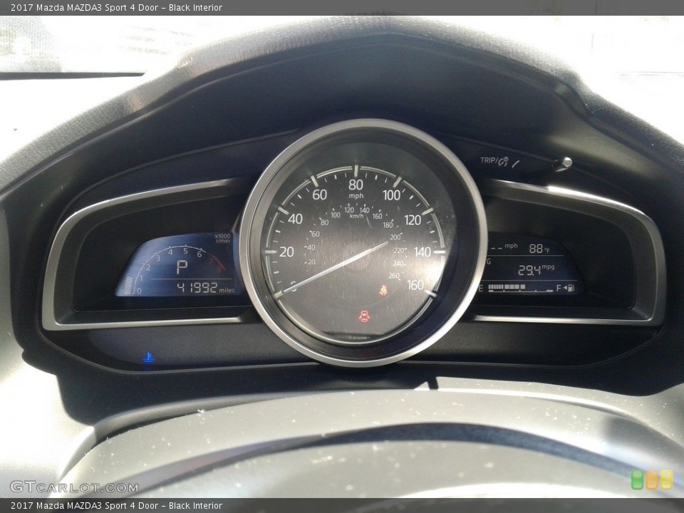 Black Interior Gauges for the 2017 Mazda MAZDA3 Sport 4 Door #138249506