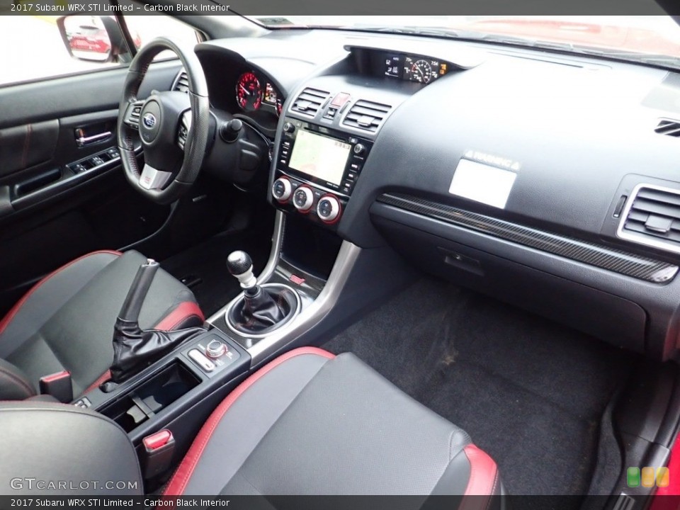 Carbon Black Interior Dashboard for the 2017 Subaru WRX STI Limited #138251108