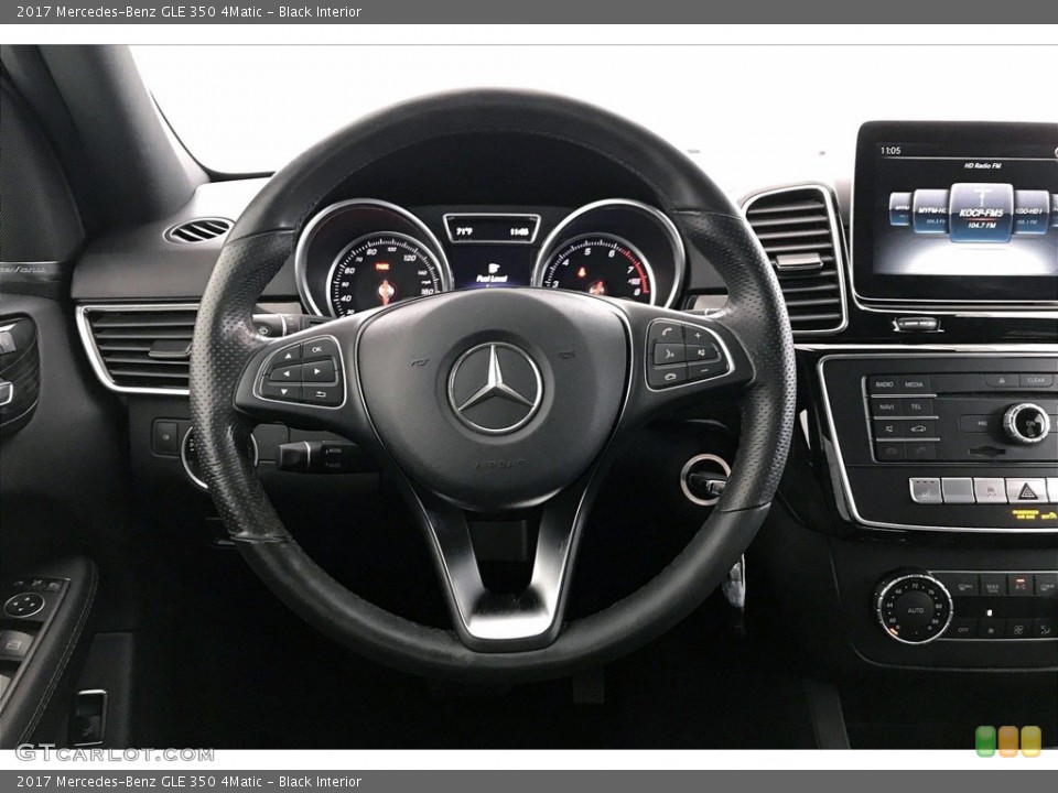 Black Interior Steering Wheel for the 2017 Mercedes-Benz GLE 350 4Matic #138254684